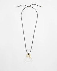 Chico's - Adjustable Lucite Pendant Necklace