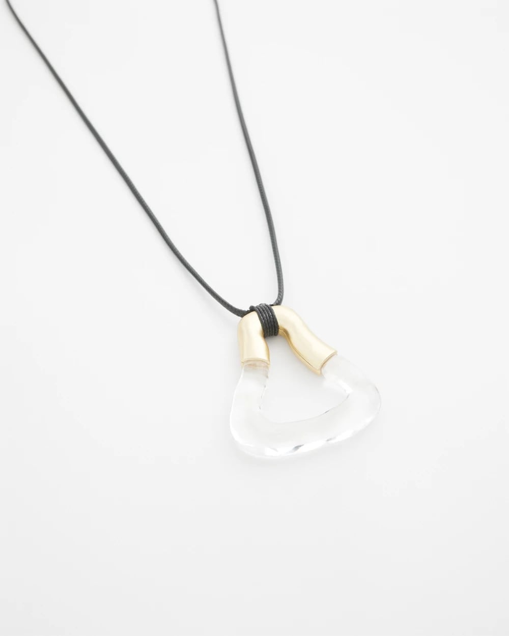 Chico's - Adjustable Lucite Pendant Necklace