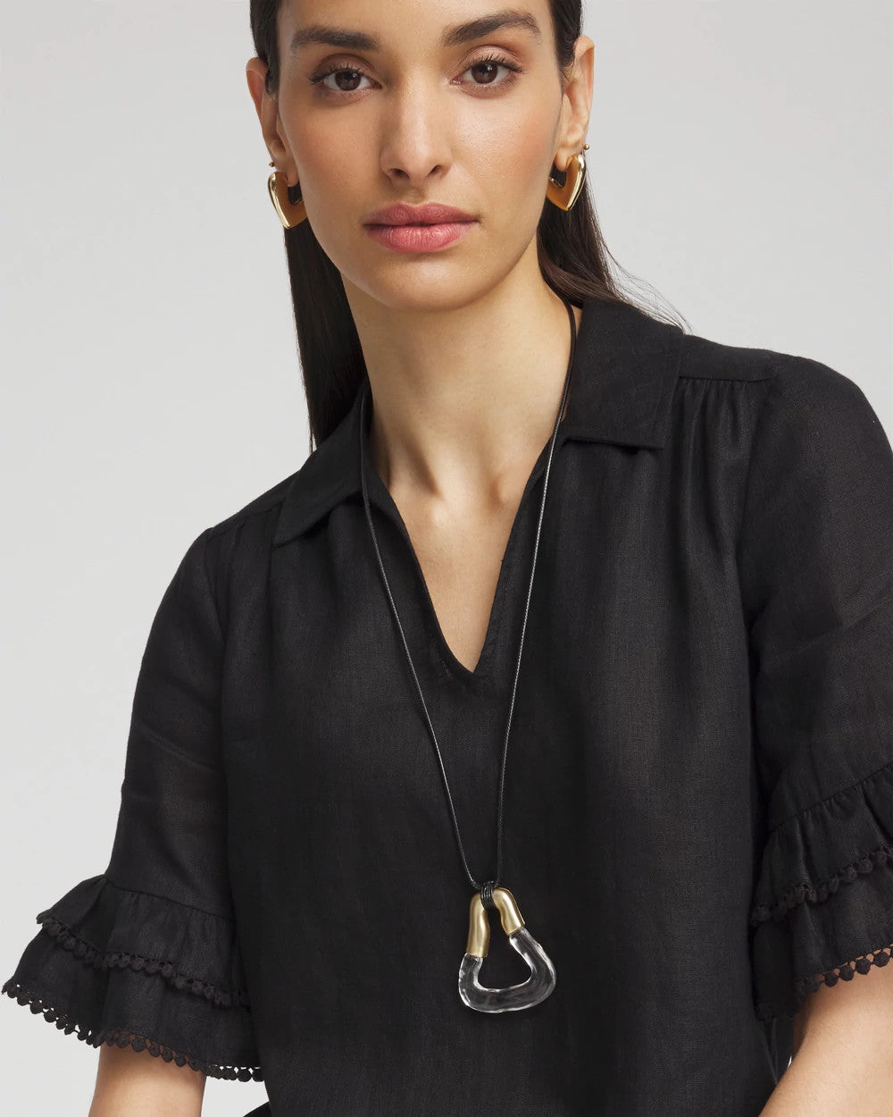 Chico's - Adjustable Lucite Pendant Necklace