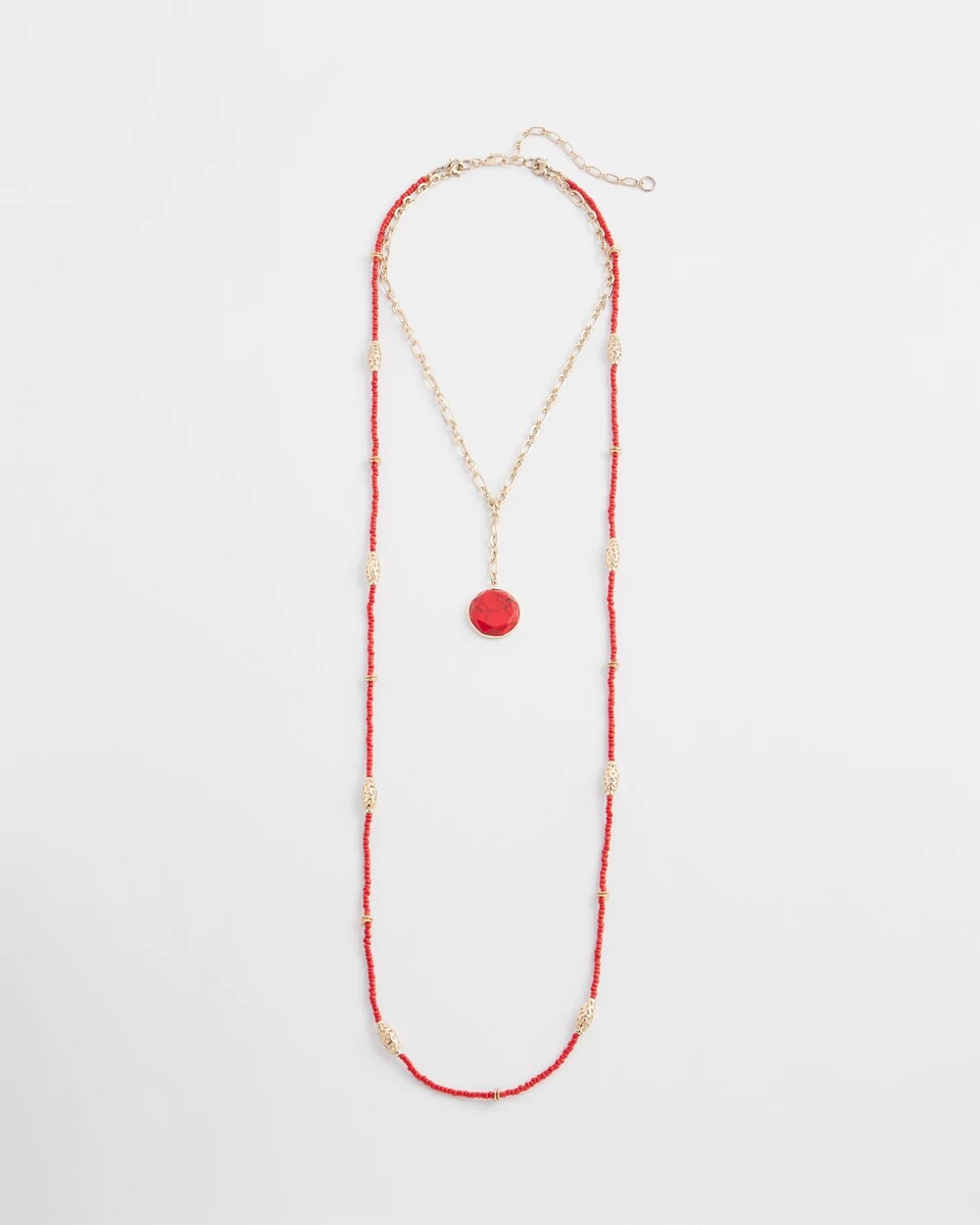 Chico's - Convertible Beaded Pendant Necklace