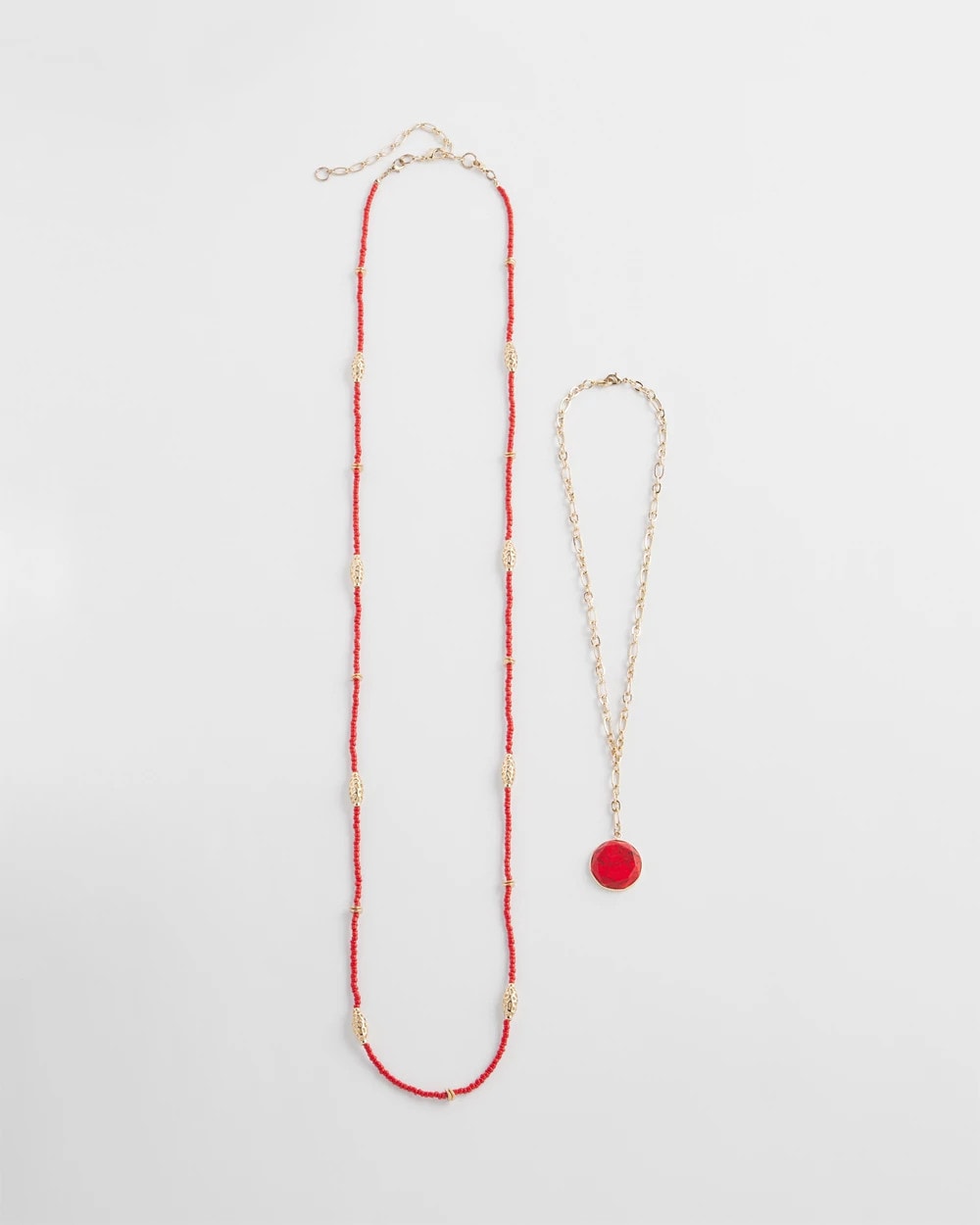 Chico's - Convertible Beaded Pendant Necklace