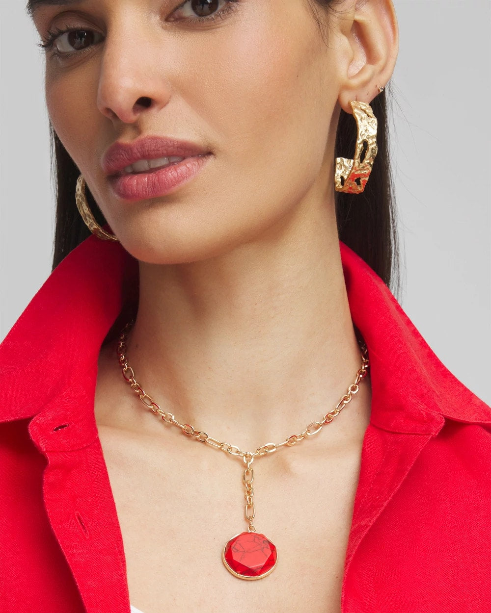 Chico's - Convertible Beaded Pendant Necklace