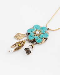 Chico's - Adjustable Flower Charm Pendant Necklace