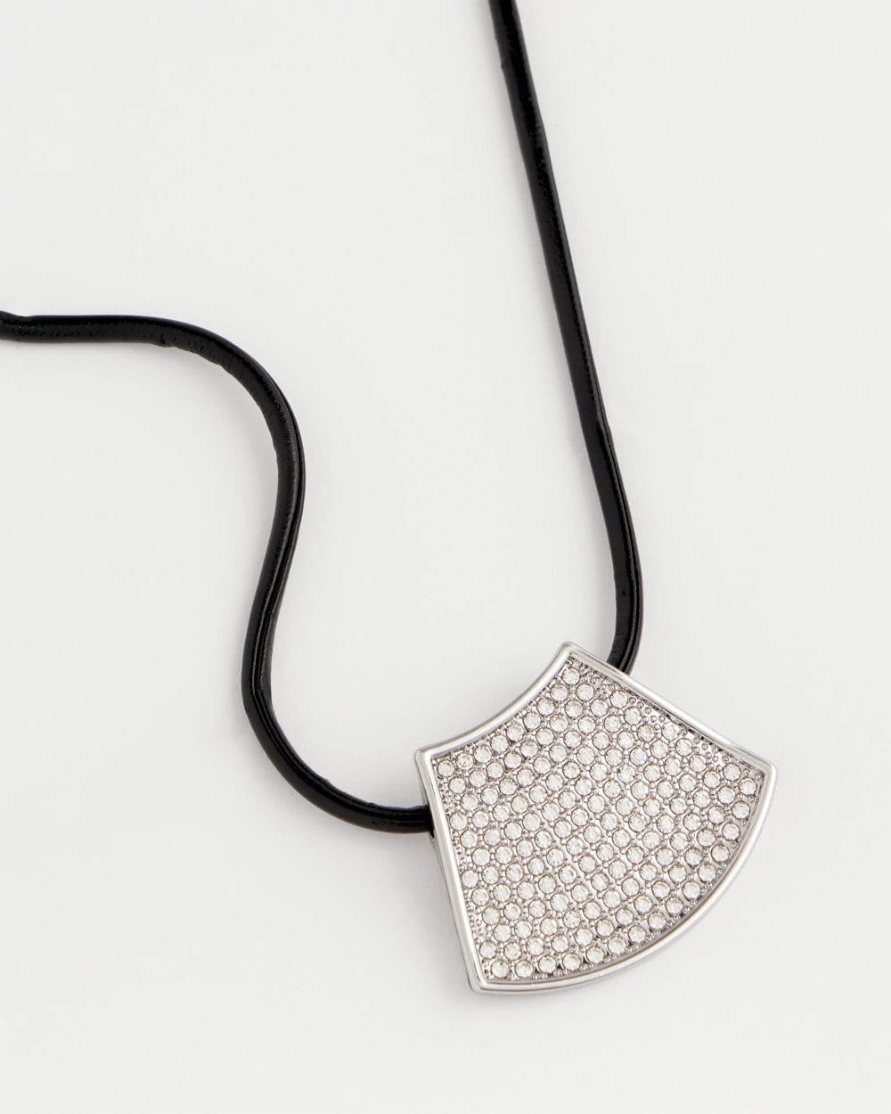 Chico's - Silver Glitz Pendant Necklace