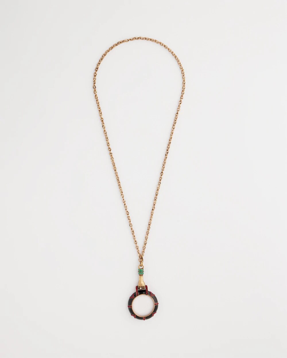 Chico's - Hand Monocle Pendant Necklace