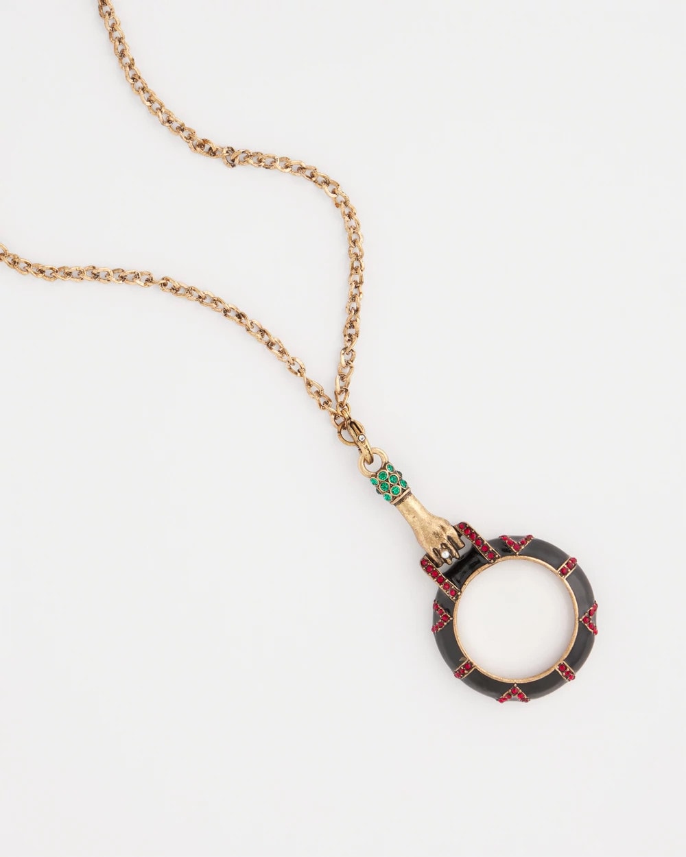 Chico's - Hand Monocle Pendant Necklace