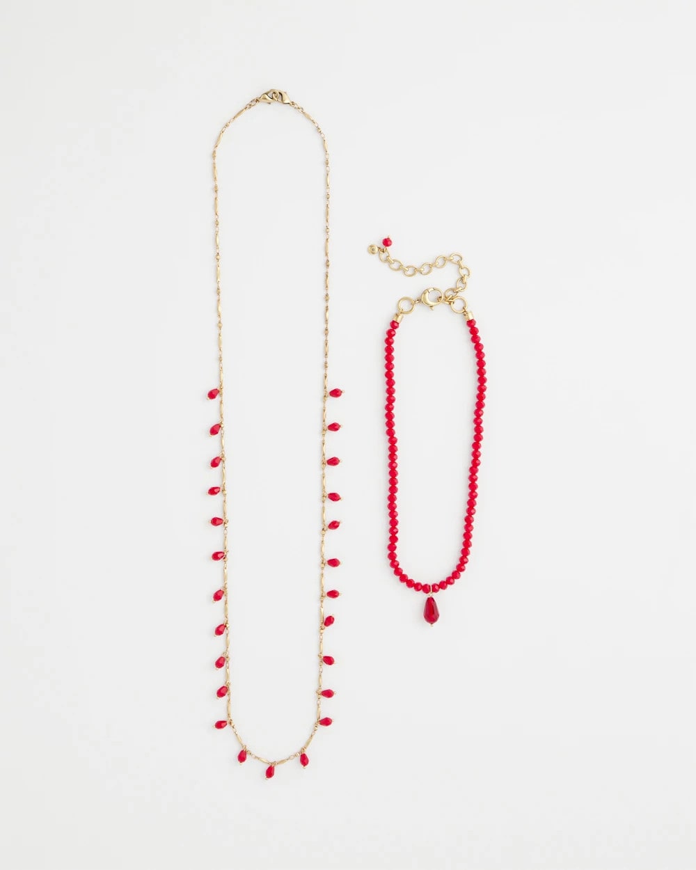 Chico's - Convertible Red Necklace