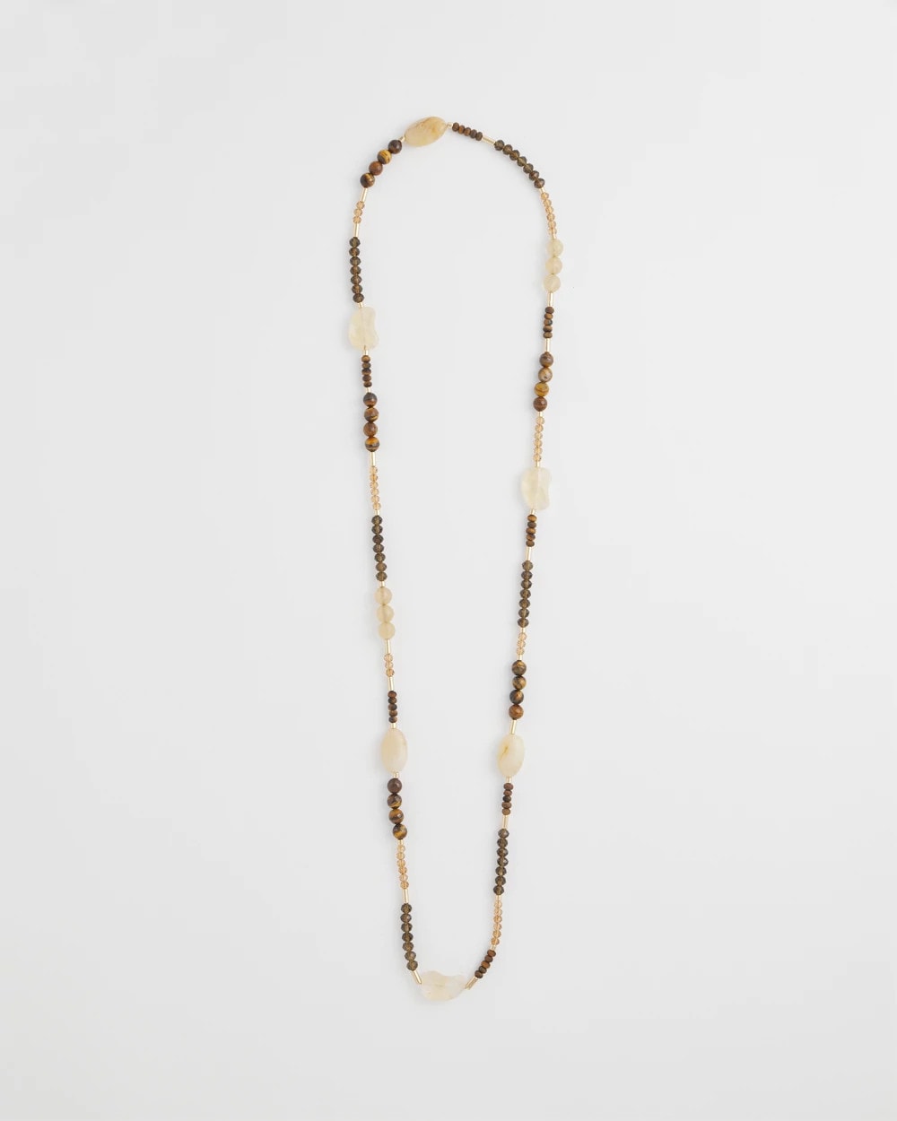 Chico's - Tiger's Eye Single-Strand Necklace