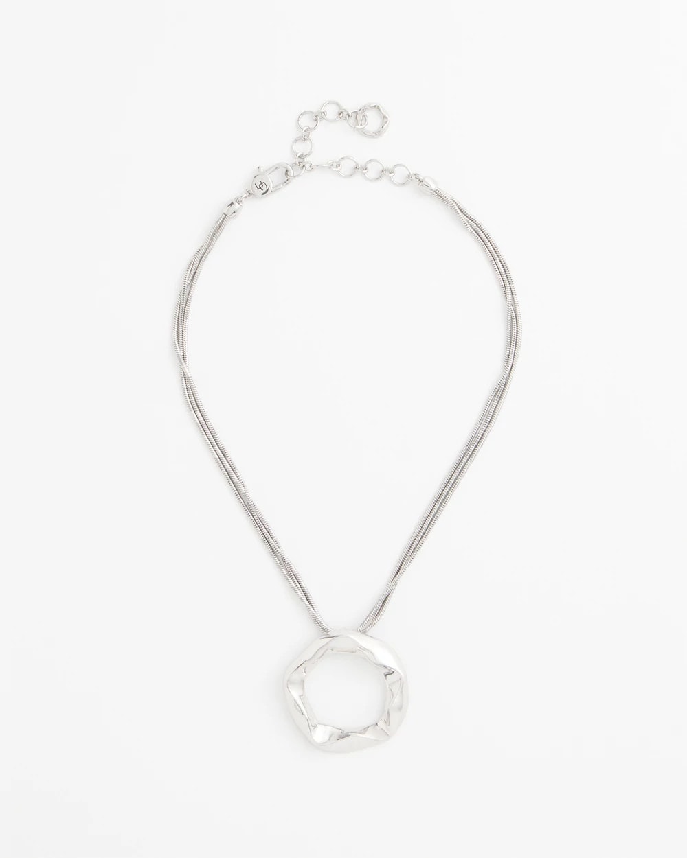 Chico's - Short Circle Pendant Necklace