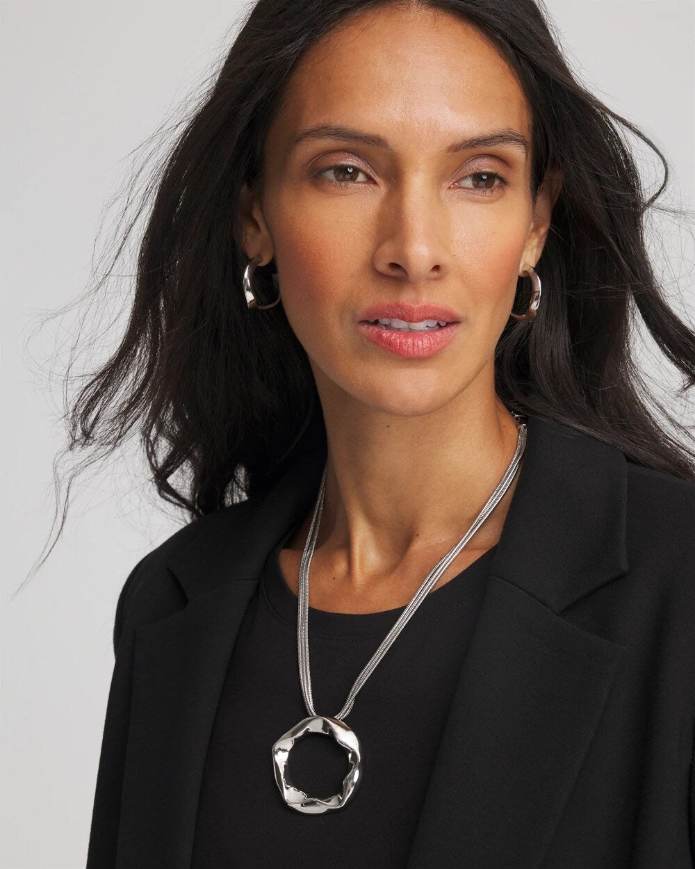Chico's - Short Circle Pendant Necklace