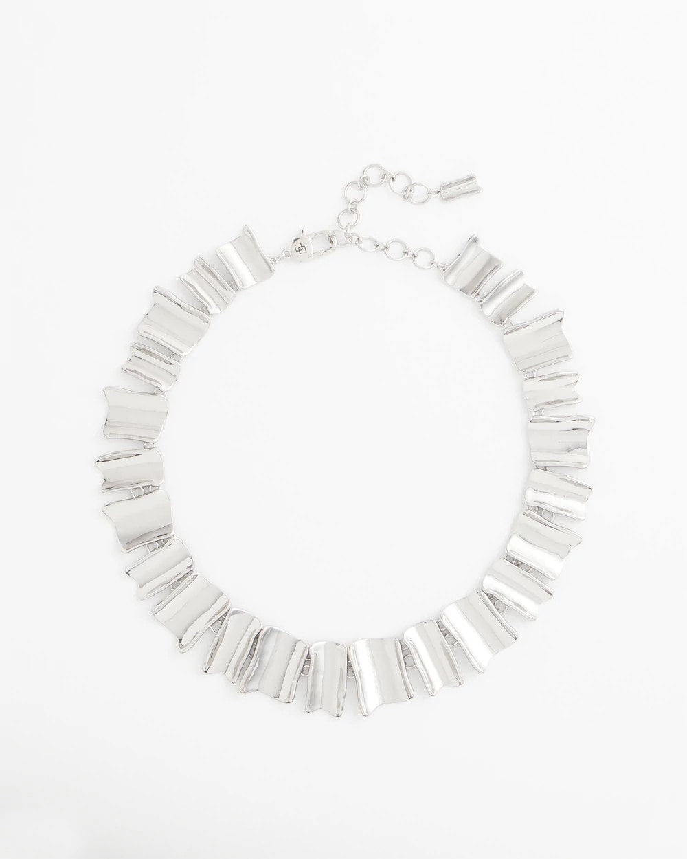 Chico's - Silver Wave Collar Necklace