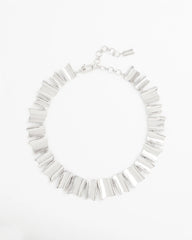 Chico's - Silver Wave Collar Necklace
