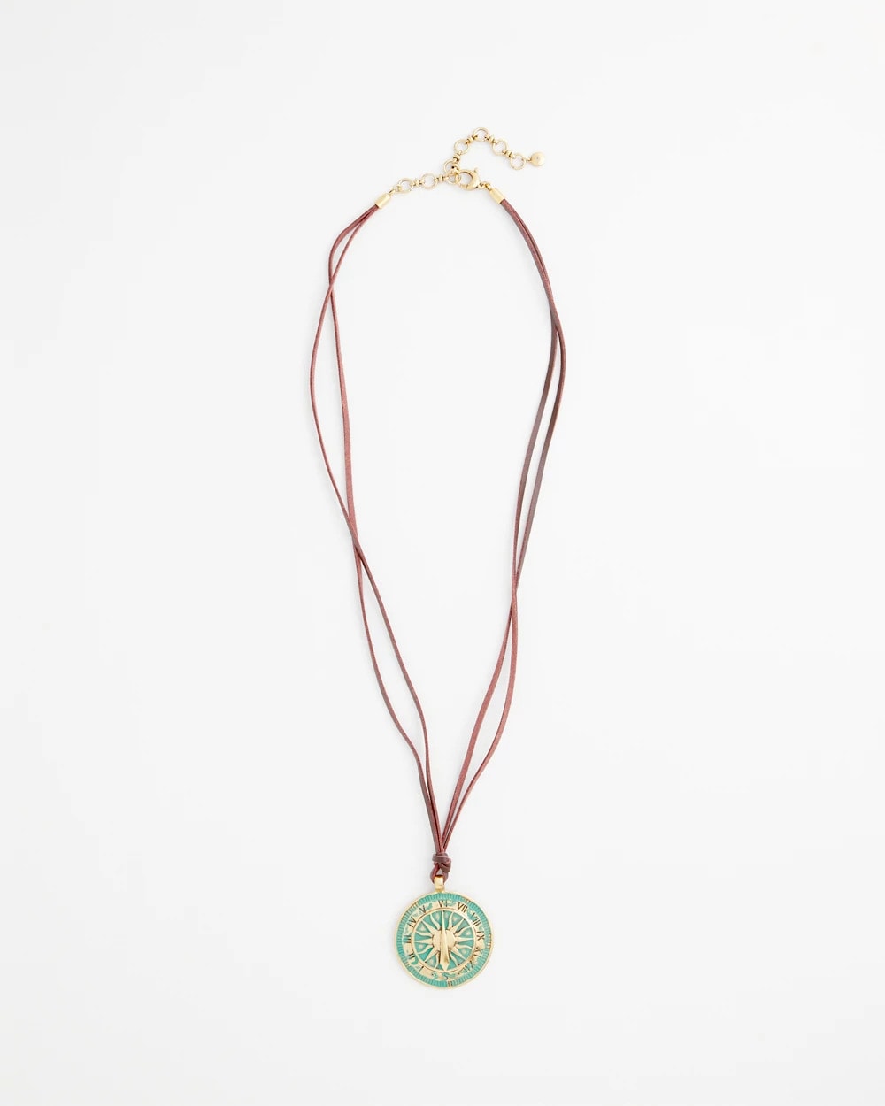 Chico's - Sundial Medallion Pendant