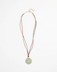 Chico's - Sundial Medallion Pendant