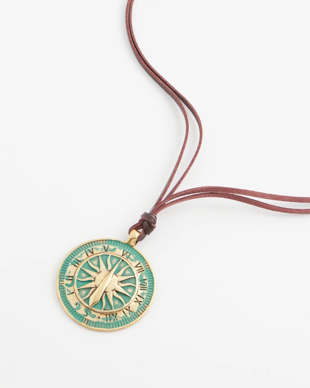 Chico's - Sundial Medallion Pendant