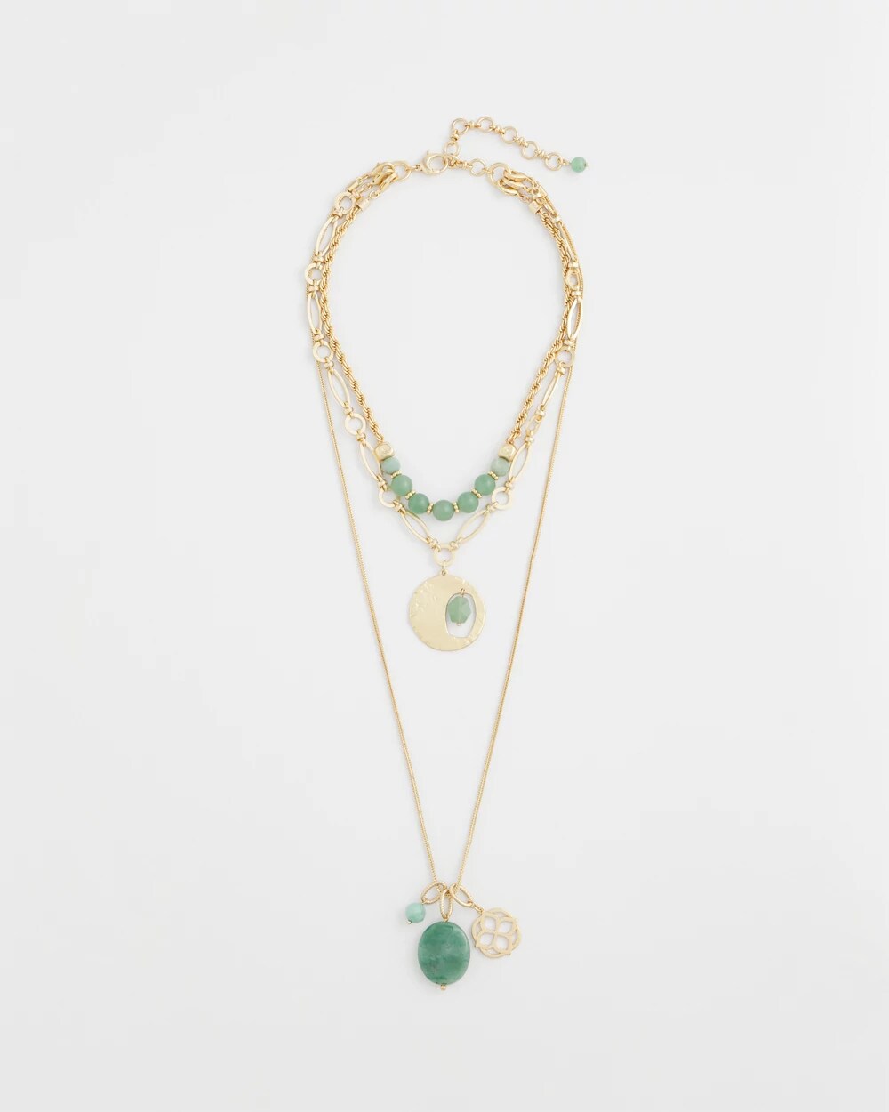 Chico's - Convertible Triple-Strand Pendant Necklace