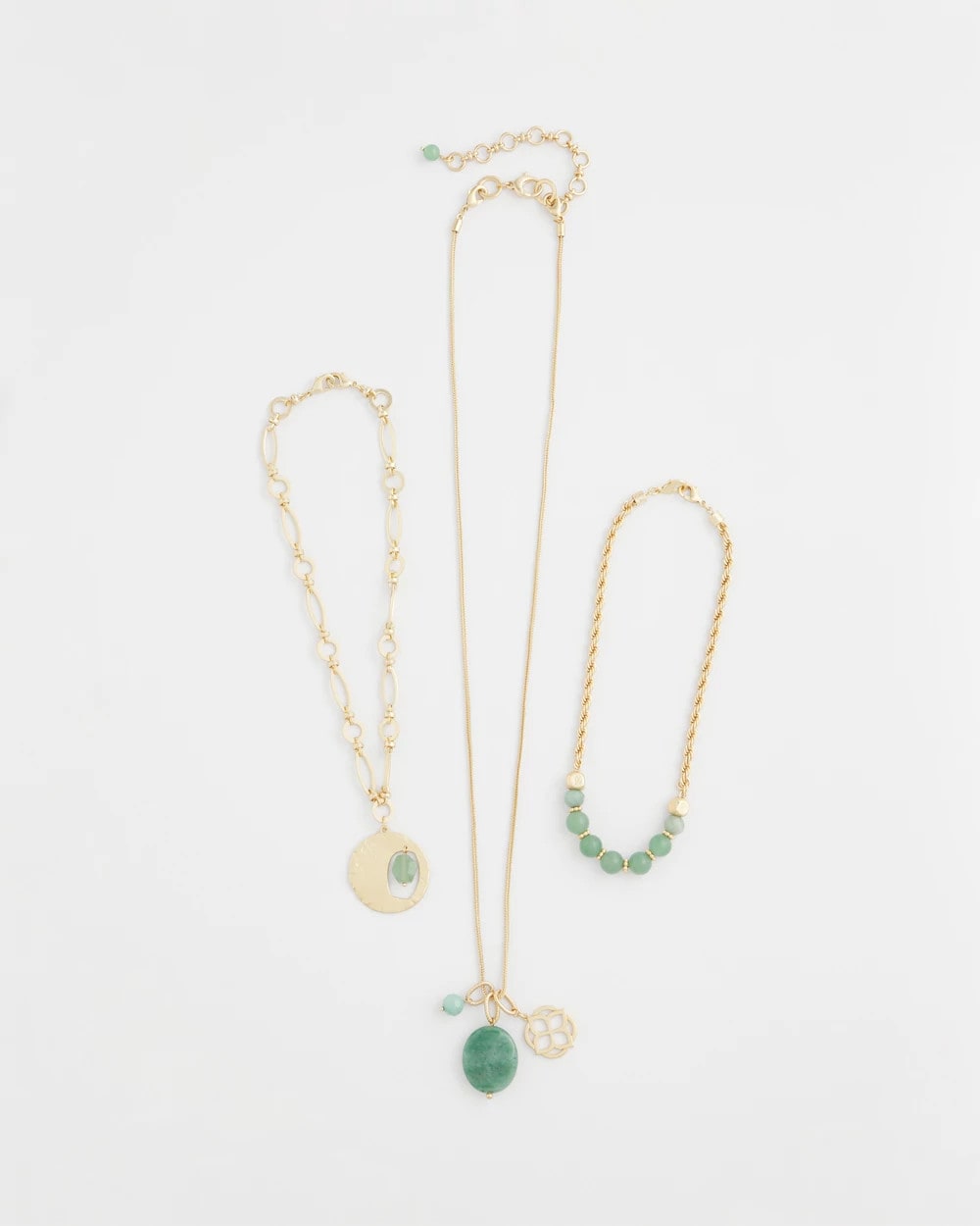 Chico's - Convertible Triple-Strand Pendant Necklace