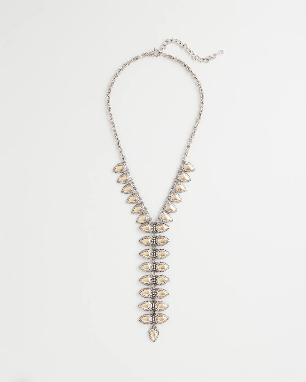 Chico's - Vertical Pear Shaped Y-Drop Necklace