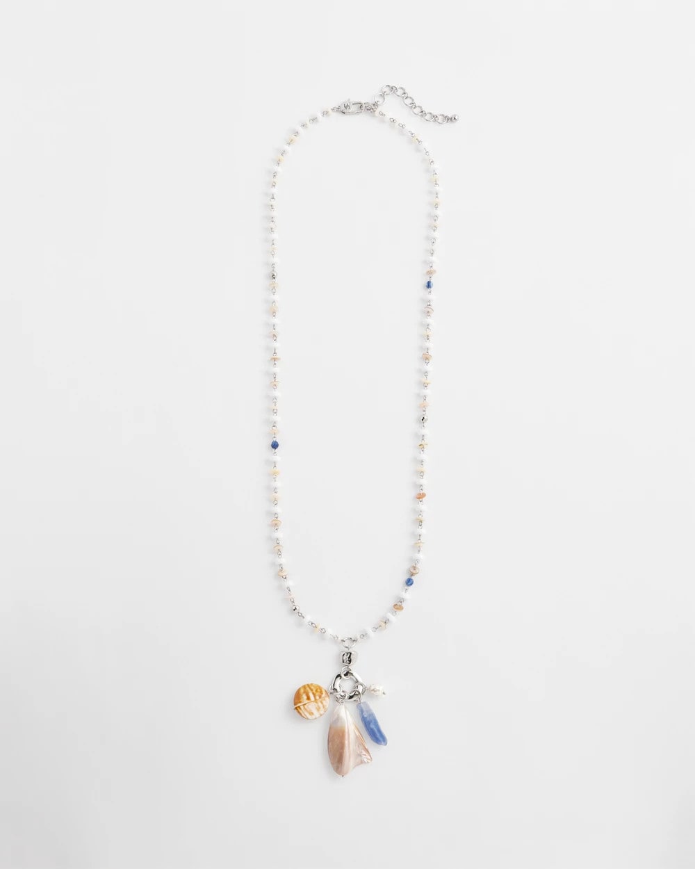 Chico's - Seashell Beaded Pendant Necklace