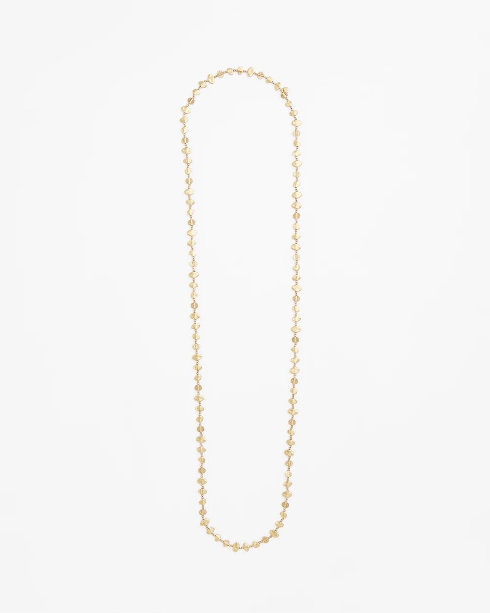 Chico's - Gold Nugget Single Strand Necklace