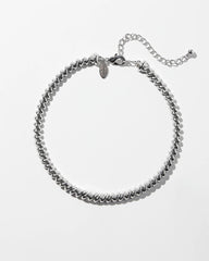 Chico's - Silver Tone Twist Collar Necklace