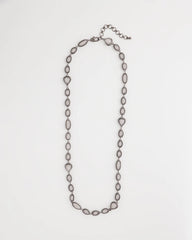 Chico's - Frosted Quartz Single Strand Necklace