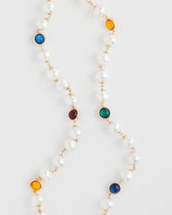 Chico's - Beaded Faux Pearl Single-Strand Necklace