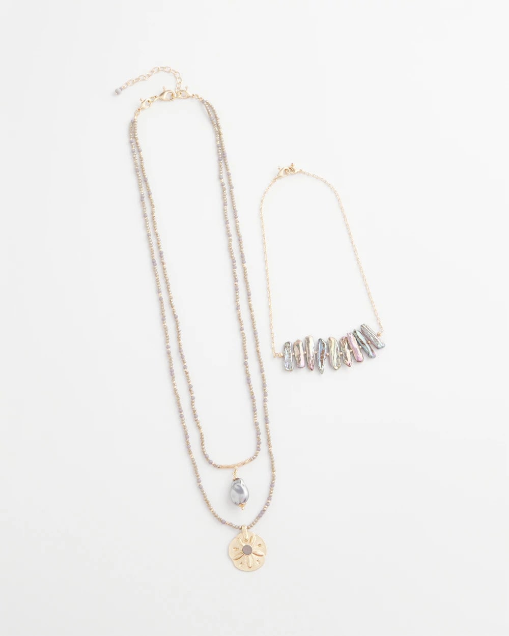 Chico's - Convertible Abalone Pendant Necklace