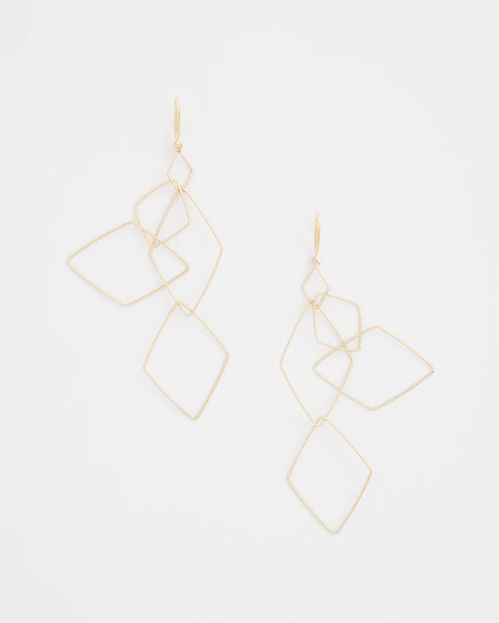 Chico's - Diamond Shaped Linear Earrings