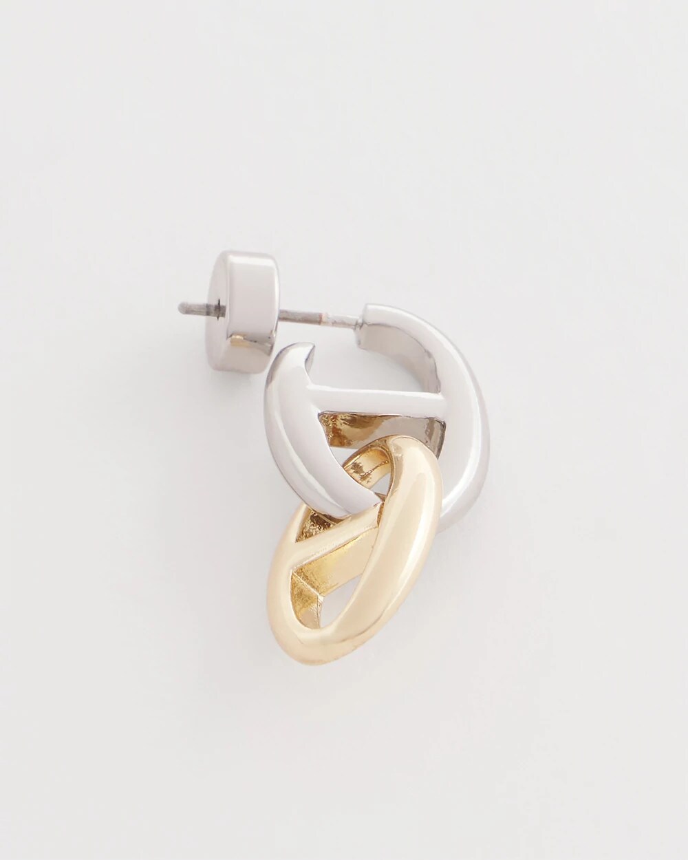 Chico's - Mixed Metal Link Earrings