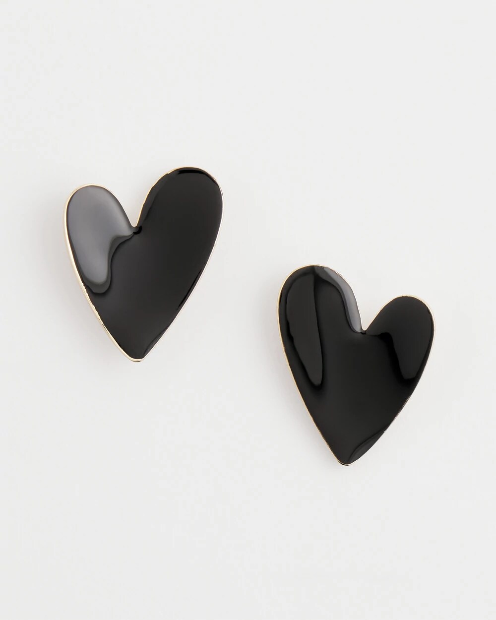 Chico's - Black Heart Earrings