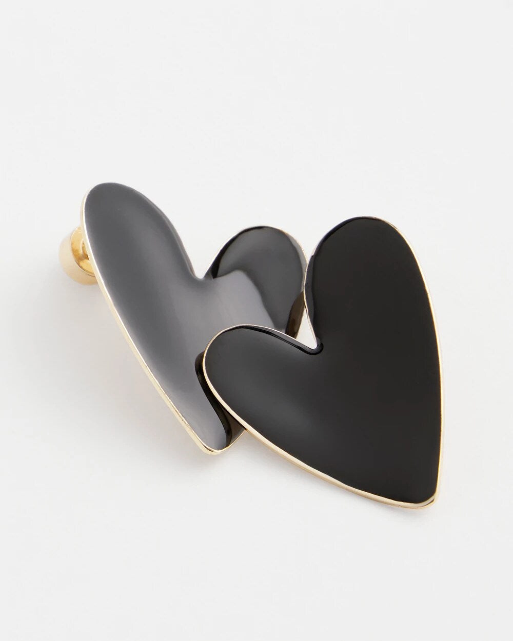 Chico's - Black Heart Earrings