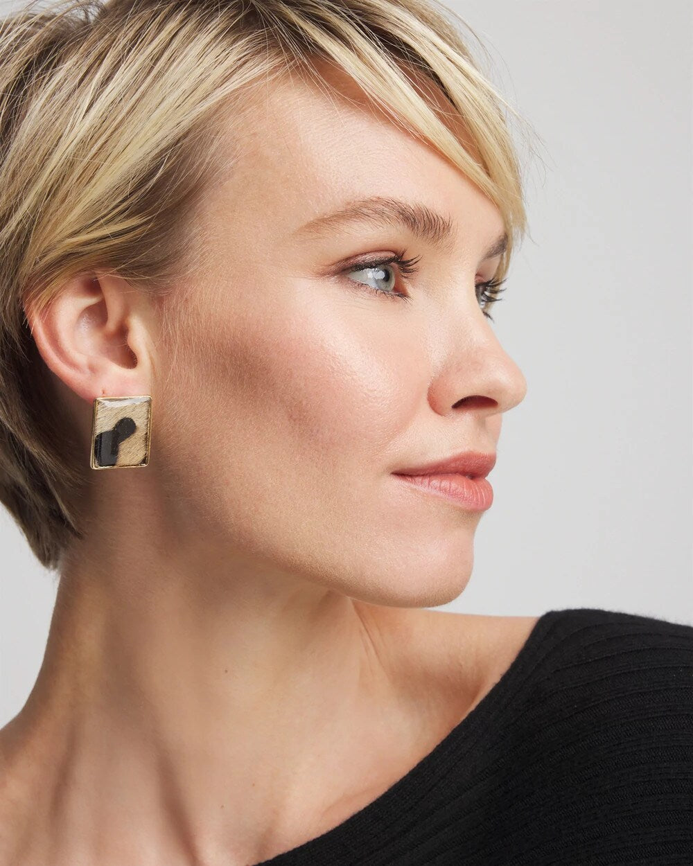 Chico's - Chico's Originals Animal Square Stud Earrings