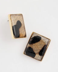 Chico's - Chico's Originals Animal Square Stud Earrings