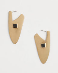 Chico's - Gold Triangle Linear Earrings