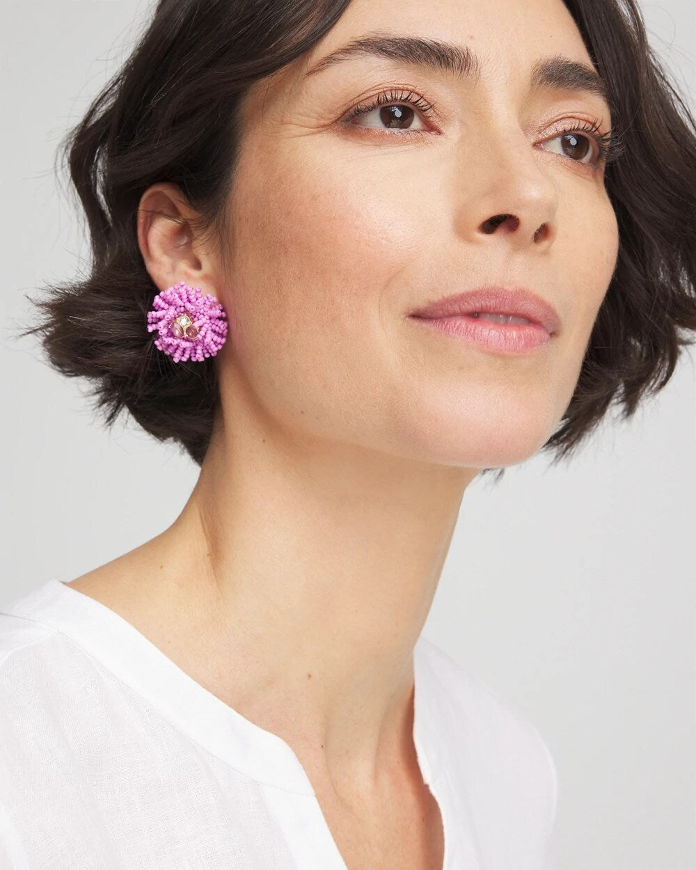 Chico's - No Droop® Seed Bead Stud Earrings