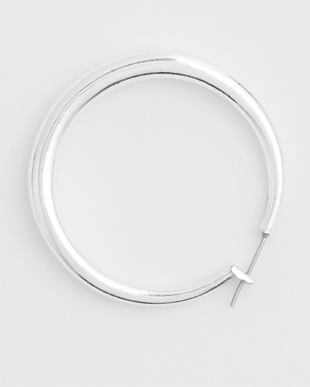 Chico's - Cassie Silver-Tone Hoop Earrings