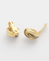 Chico's - No Droop™ Gold Knot Clip-On Earrings