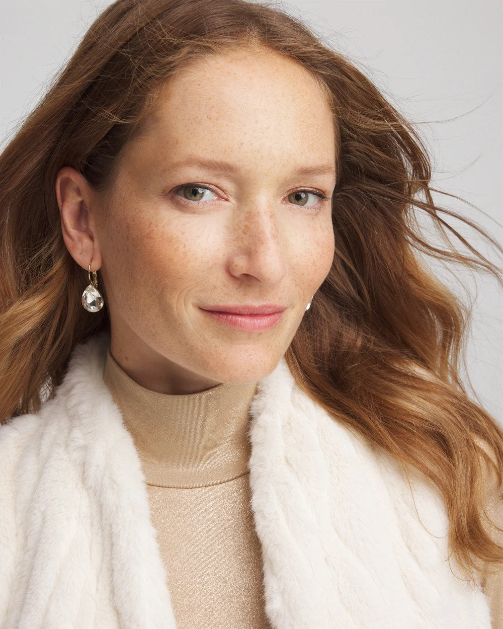Chico's - Crystal Gem Teardrop Earrings