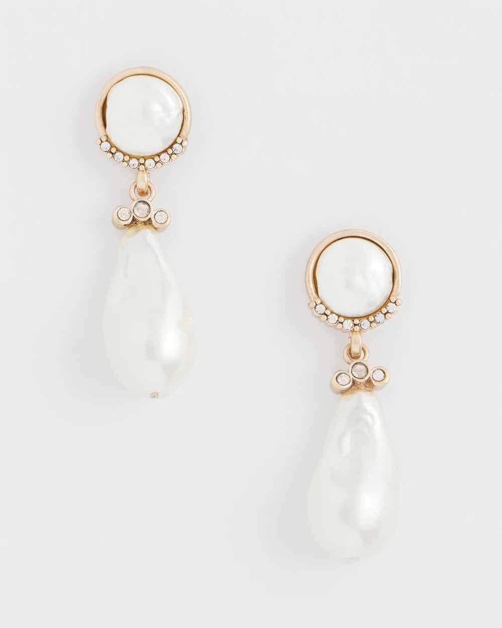 Chico's - Faux Pearl Drop Earrings