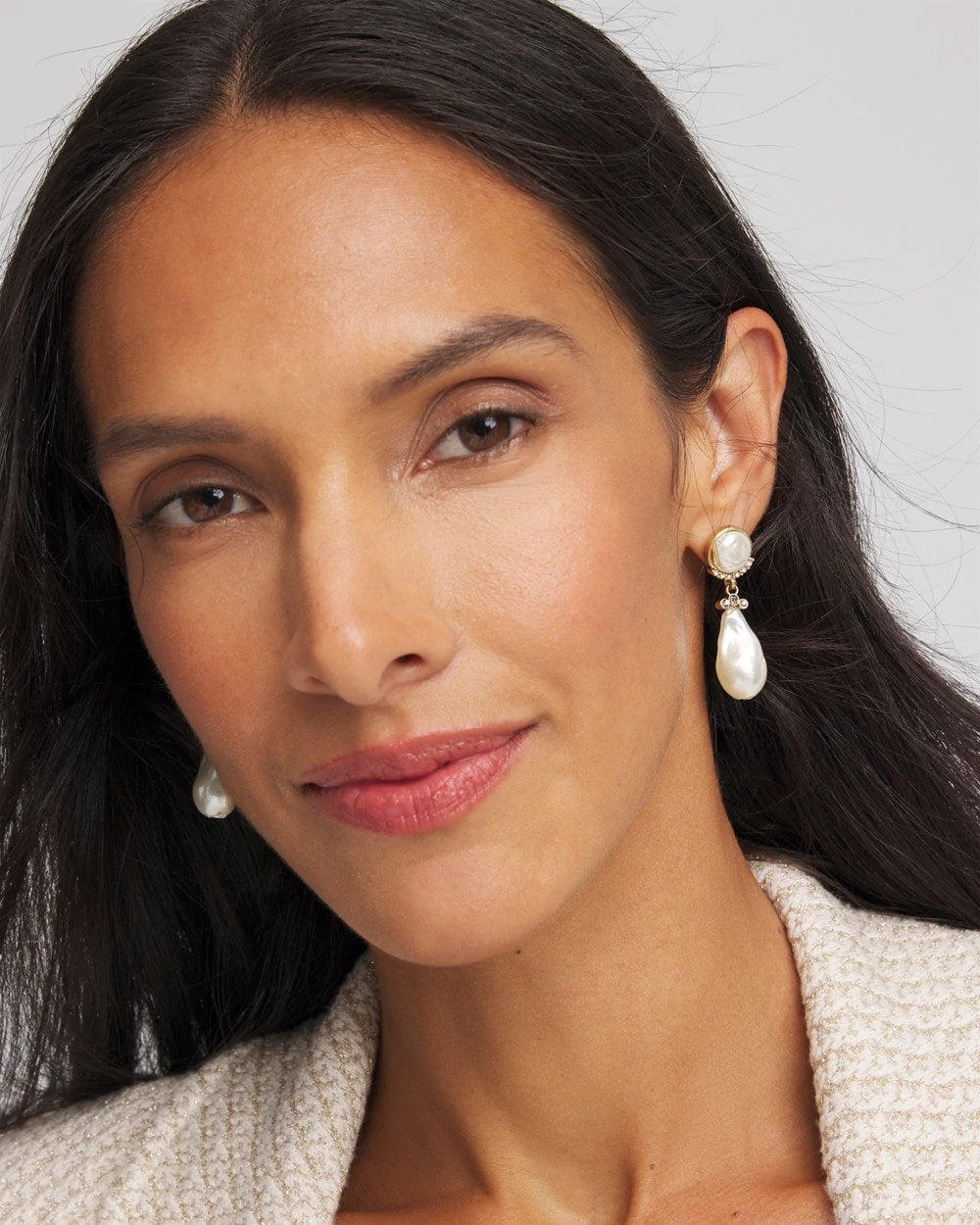 Chico's - Faux Pearl Drop Earrings
