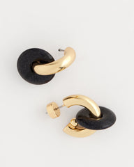 Chico's - Sparkle Blue Disc Hoop Earrings