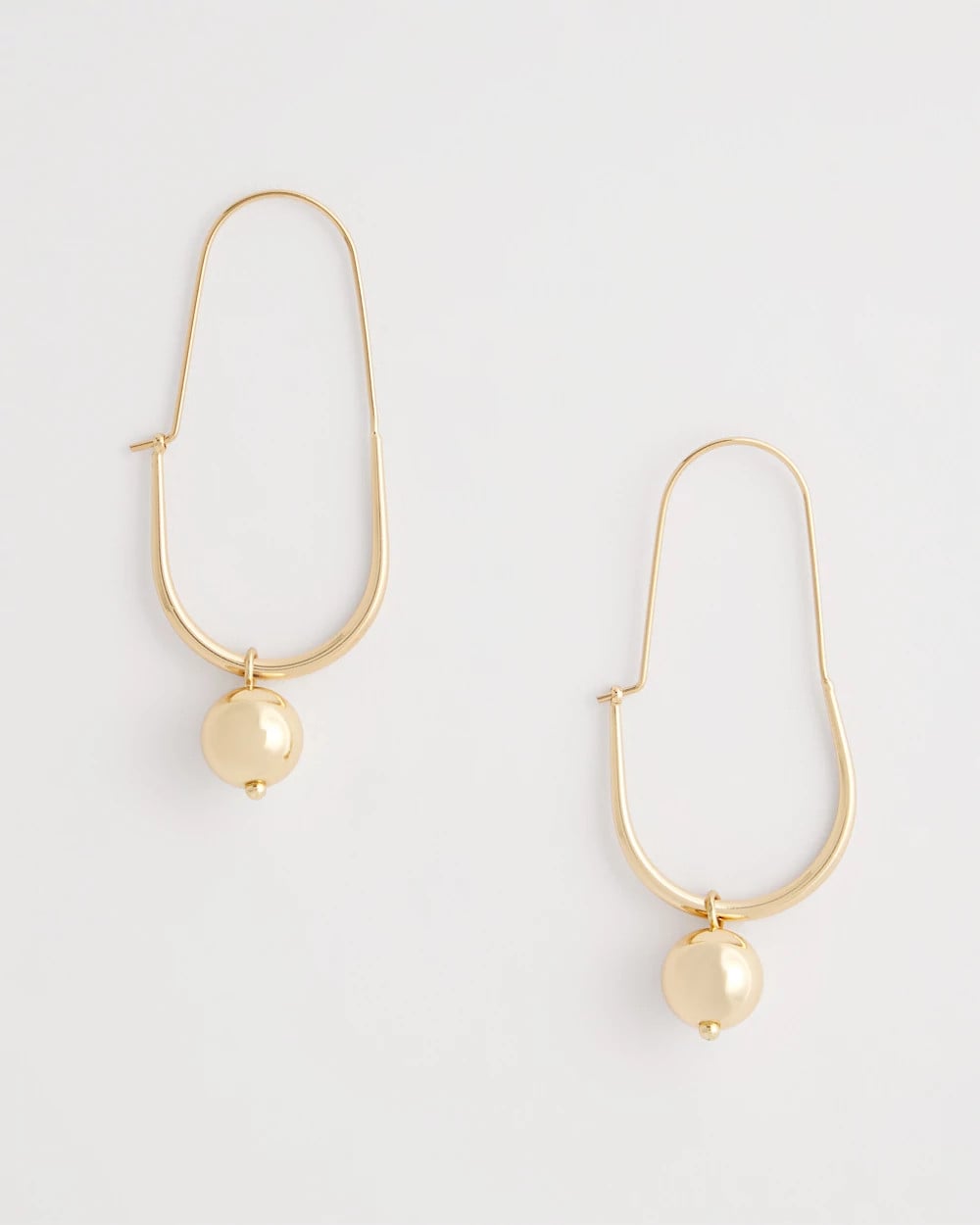 Chico's - Gold Bead Threader Earrings