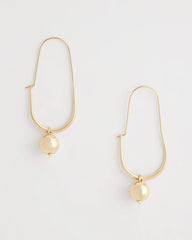 Chico's - Gold Bead Threader Earrings