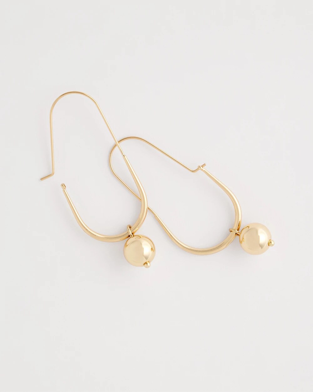 Chico's - Gold Bead Threader Earrings