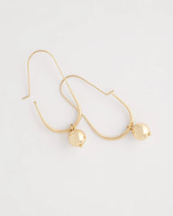 Chico's - Gold Bead Threader Earrings