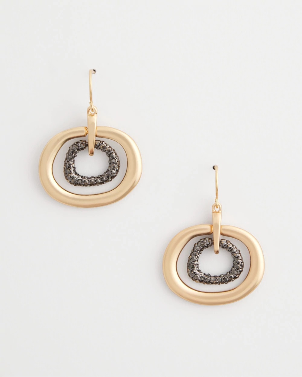 Chico's - Pave Mixed Metal Earrings