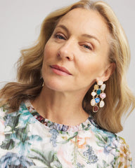 Chico's - No Droop® Rainbow Resin Drop Earrings