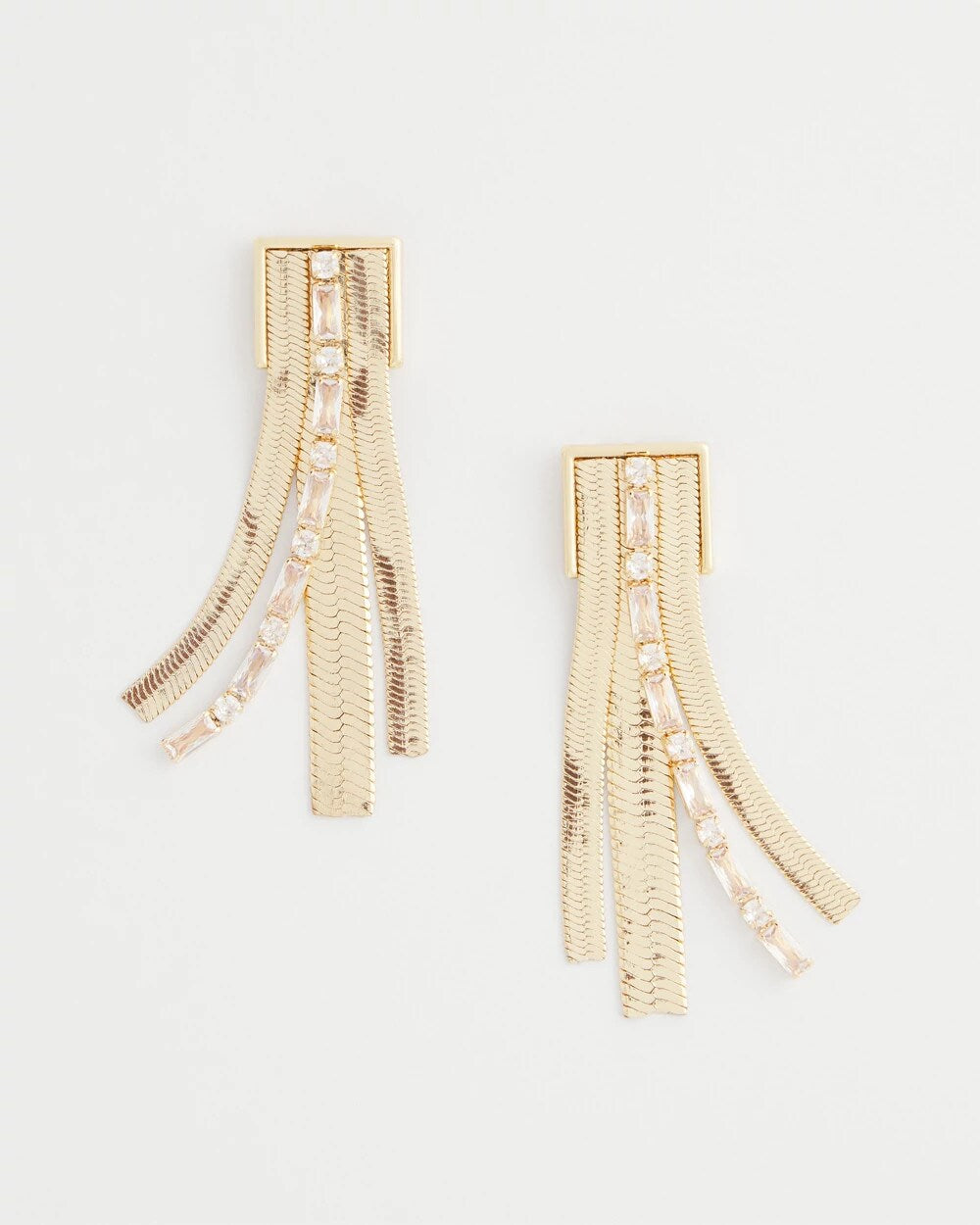 Chico's - Snake Chain Linear Earrings