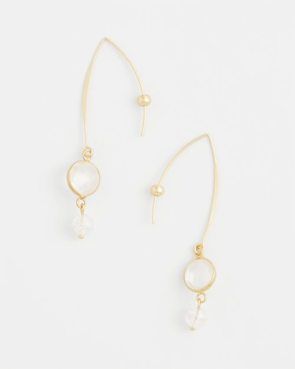 Chico's - No Droop® Quartz Crystal Threader Earrings